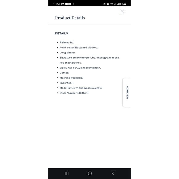 Lauren Ralph Lauren Plaid Pajama Shirt Sz Large - Picture 2 of 8